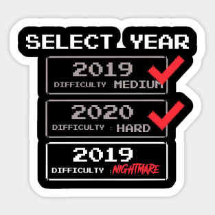 Select Year Sticker